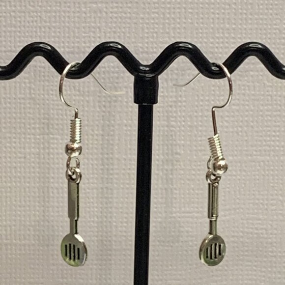 Spoon Earring, Spatula Earring, Cooking Earring, Chef Earring, Utensil Earring - Picture 6 of 6
